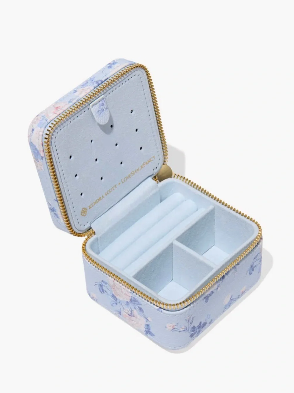 Kendra Scott x LoveShackFancy Small Zip Jewelry Case